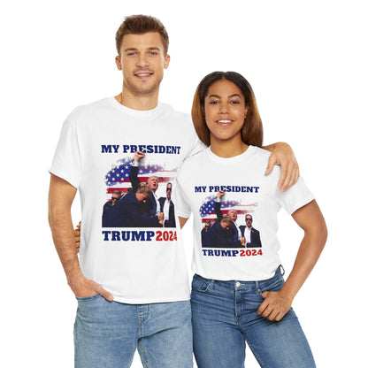 Donald Trump 2024 Survived Shot At Election Rally Unisex T-shirt