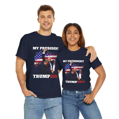 Donald Trump 2024 Survived Shot At Election Rally Unisex T-shirt