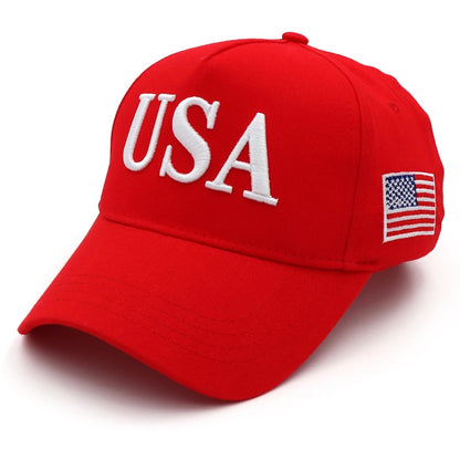 New 45-47 Donald Trump 2024 Red Baseball Caps Large Size USA Snapback President Hat Embroidery Wholesale Drop Shipping Hats