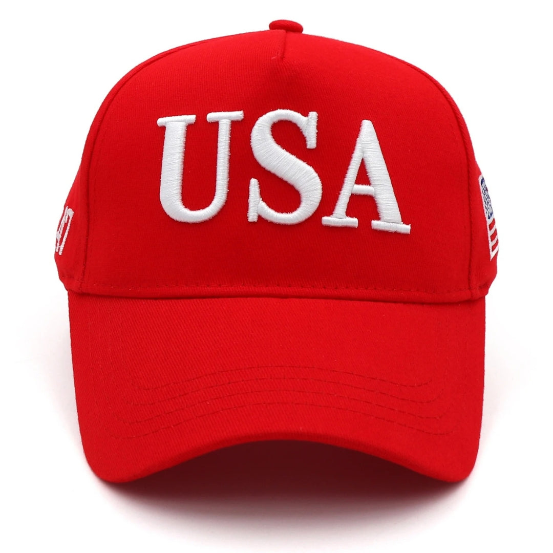 New 45-47 Donald Trump 2024 Red Baseball Caps Large Size USA Snapback President Hat Embroidery Wholesale Drop Shipping Hats