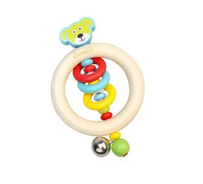 Montessori Wooden Rattles For Baby Crib Toys