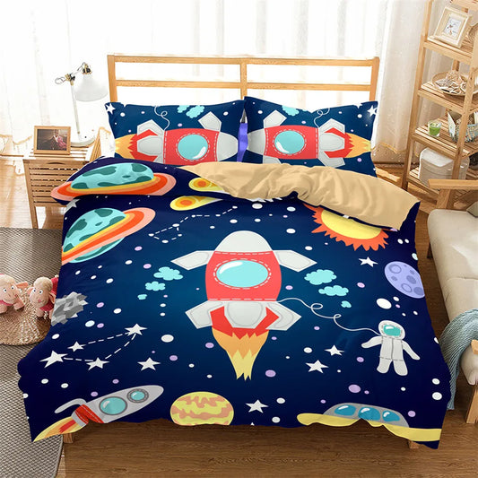 Children Duvet Cover Set Cartoon 3D Kids Bedding Set Kids Bed Set