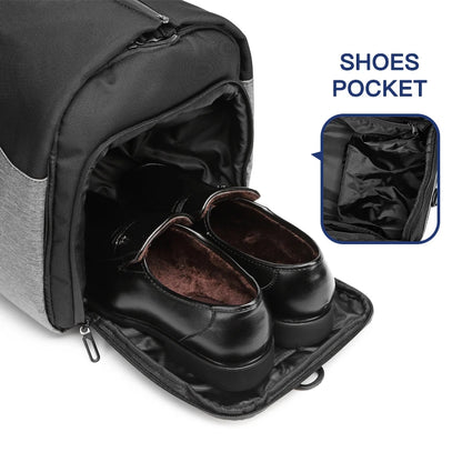 Multifunction Men Suit Storage Travel Bag Large Capacity Luggage Handbag Male Waterproof Travel Duffel Bag Shoes Pocket