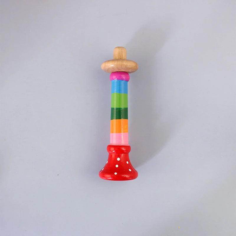 Montessori Wooden Rattles For Baby Crib Toys