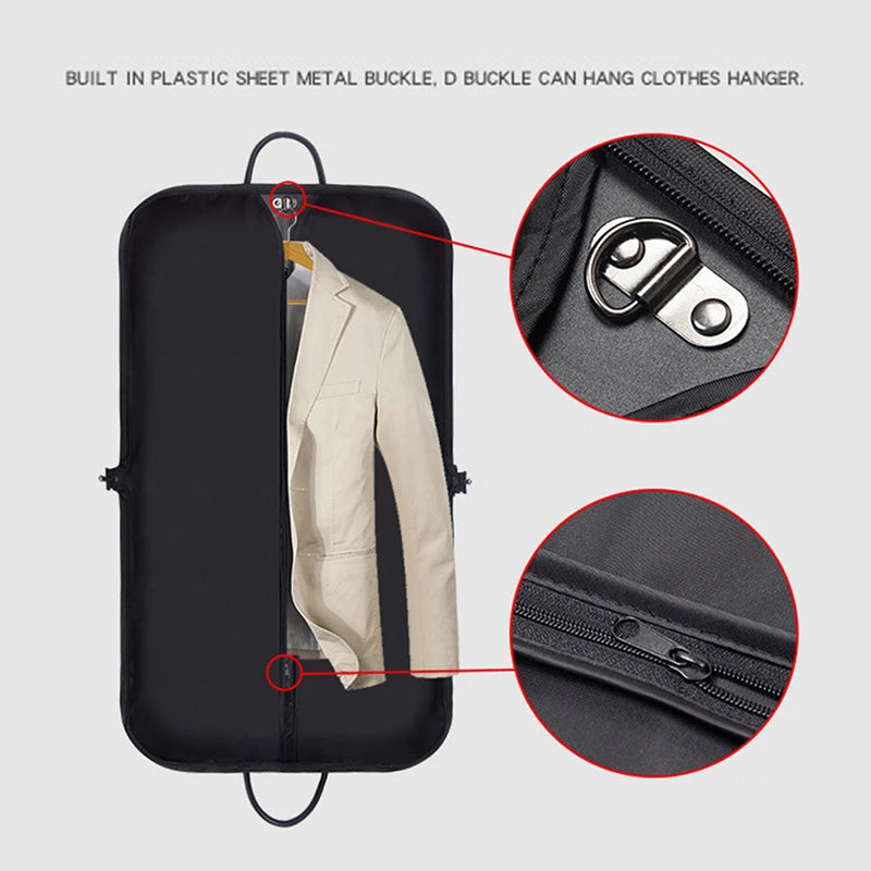 Clothing Garment Storage Bags Men's Dust Covers Hanger Organizer Household Merchandises Portable Travel Suit Coat Accessories