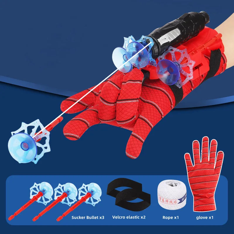 Spider Silk Glove Web Shooters Recoverable Wristband Toys