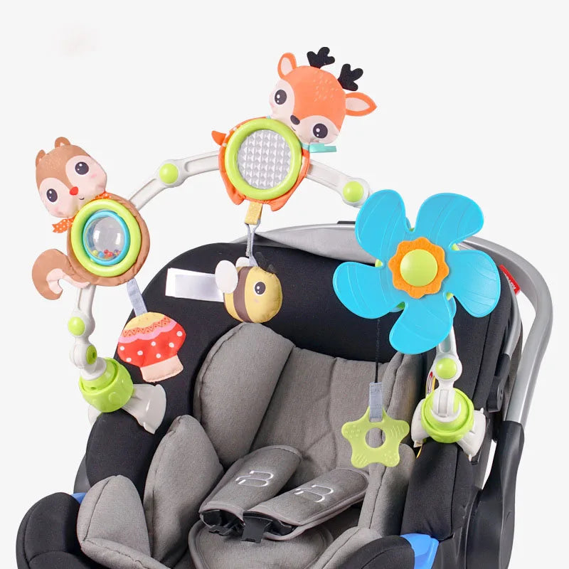 Baby Stroller Toy For Bed Mobile Infant Crib Rattles Newborn Baby Bed Hanging Rattle Baby Car Accessories Baby Toys 0 12 Months