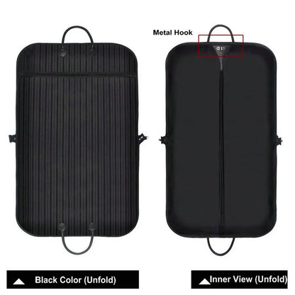 Fashion Striped Garment Bag Travel Suit Carrier Bag For Men Waterproof Travel Suit Bag