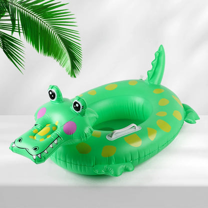 Baby Pool Float Dinosaur Swim Ring Inflatable Flamingo Swimming Circle Inflatable Games for Kids Pool Toys Unicorn Mermaid