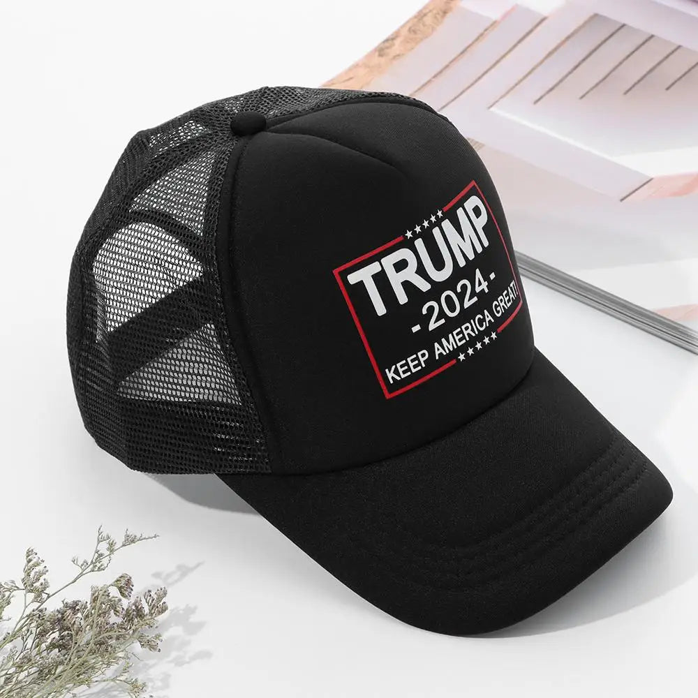 Trump 2024 US Flag Baseball Cap Trump Cotton Sunscreen Hats Adjustable Camo Trump Supporters Cap Trump Supporters Hat