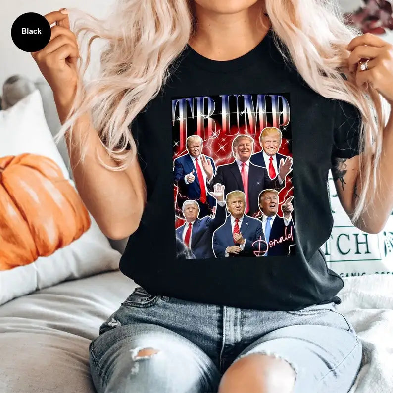 Vintage 90s Bootleg Donald Trump Shirt Trump