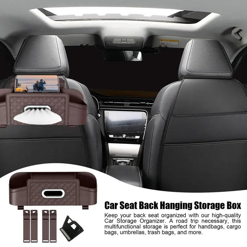 Car Headrest storage box multifunctional Car Backseat Hook Organizer Holder car seat back storage box car interior For Vehicles