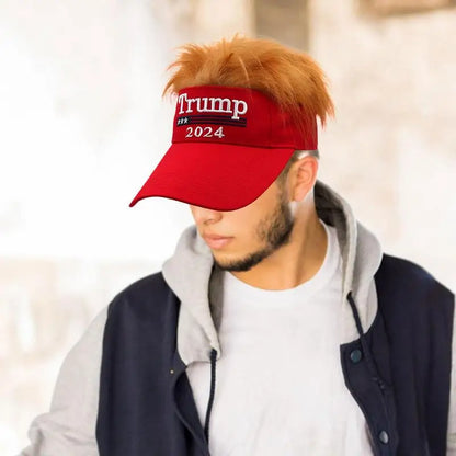 Trump Hats 2024 Visor Donald Trump Baseball Hat Men Women Adjustable Visor Cap Classic Sunscreen Baseball Cap For Fishing Hiking