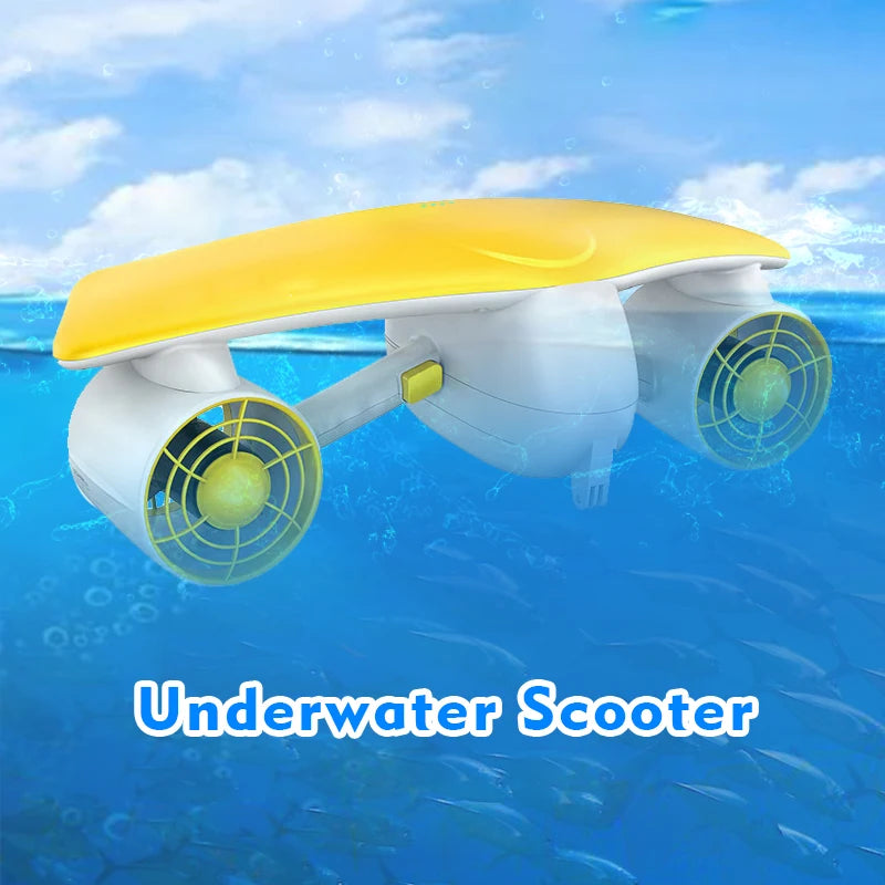 UnderwaterScooter Booster Swimming Thruster Handheld Diving Equipment Electric Floatboard Power Surfboard W7