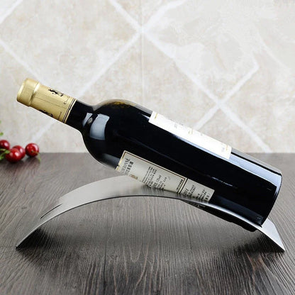 Creative Bottles Rack Holder Stainless Steel Wines Stand Bar Party Wine Rack Household Red Wine Holder Ornaments