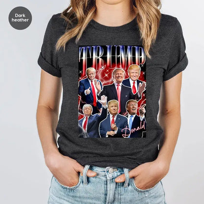 Vintage 90s Bootleg Donald Trump Shirt Trump