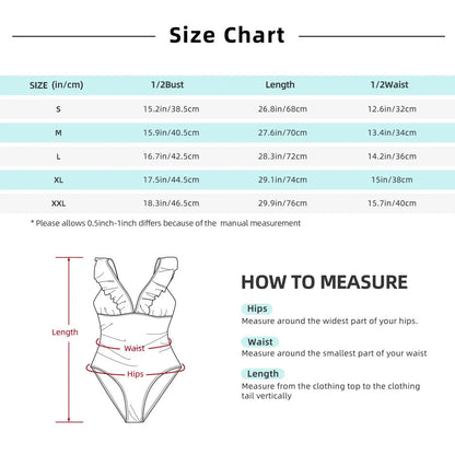 Cicada Ruffle One Piece Swimsuit Women Swimwear Push Up Monokini Sexy Print Bathing Suit Cicadoidea Cicada Cicadas Insect