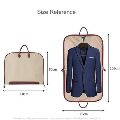 Fashion Travel Garment Bag Solid Color Suit Bag For Men Women Suit Carrier Bag