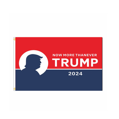 Trump Flag 2024 Now More Thanever Banner Outdoor Decorative 90x150cm Polyester