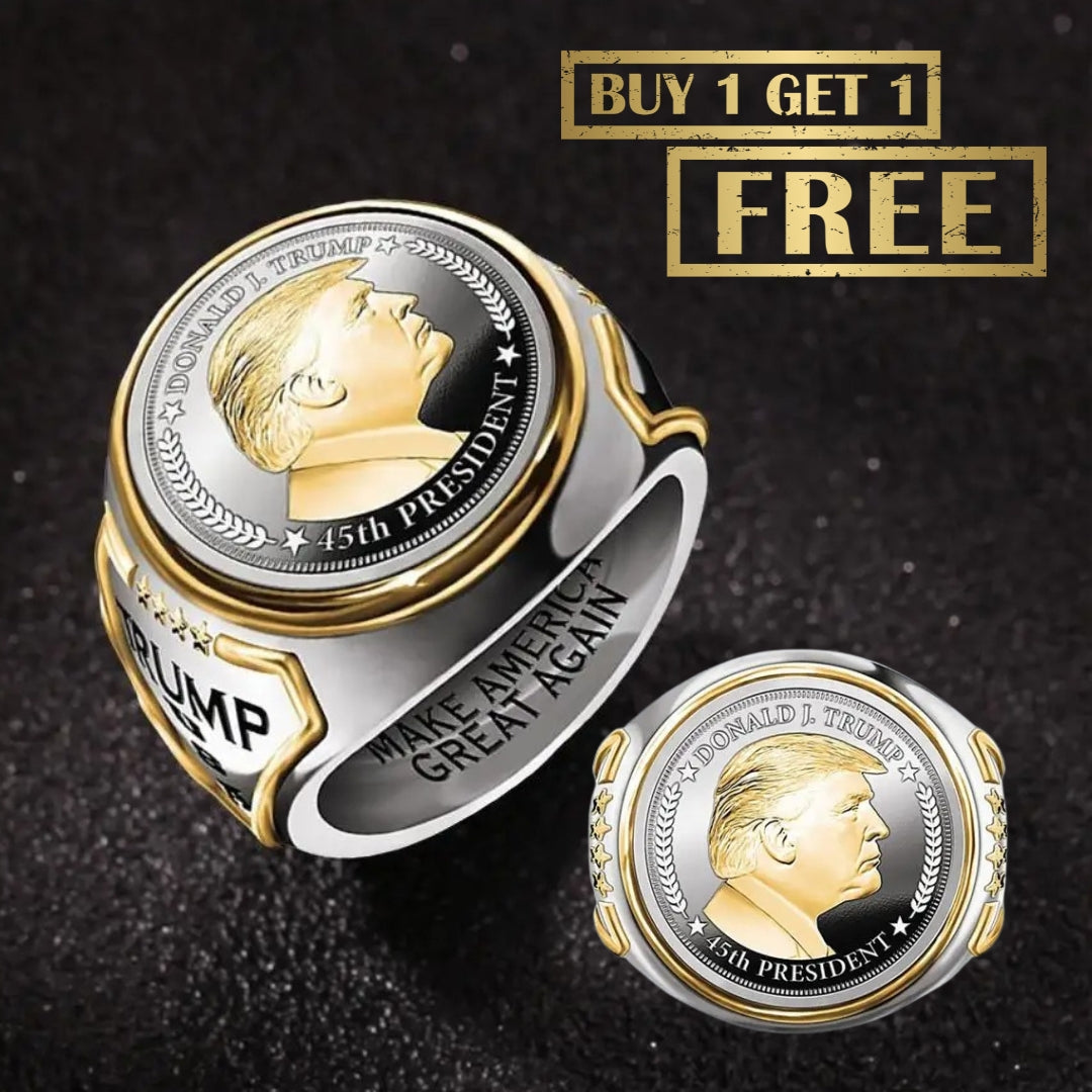 Ring Trump Supporters Unisex Ring American President Election Campaign Stainless Knuckle Ring Usa Inscribed Hop Jewelry Trump